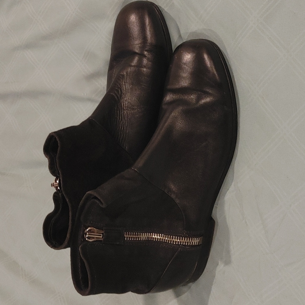Newbark black booties in size 10